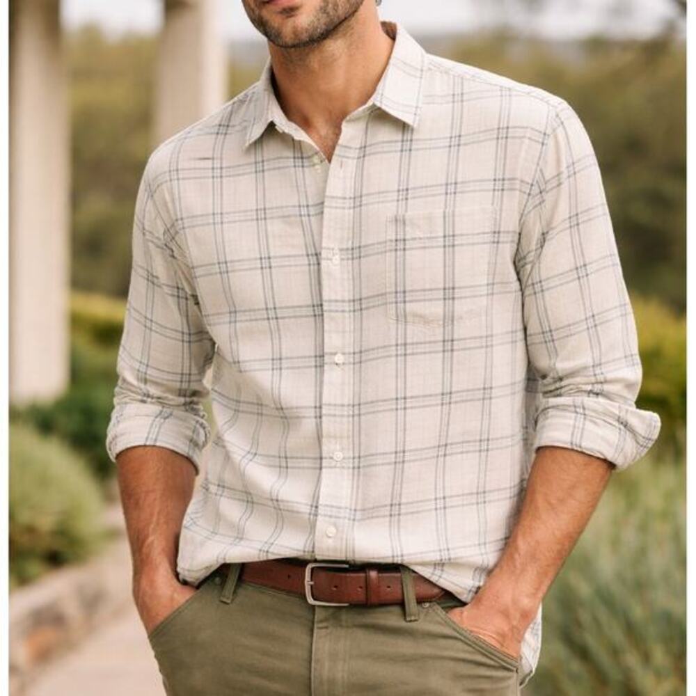 Marine Layer Classic Fit Long-Sleeve Balboa Button Down